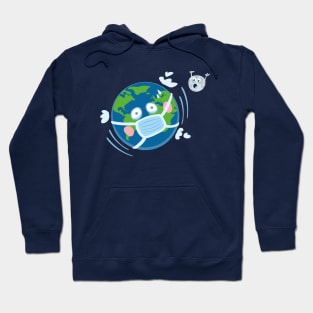 Coronavirus Earth Hoodie